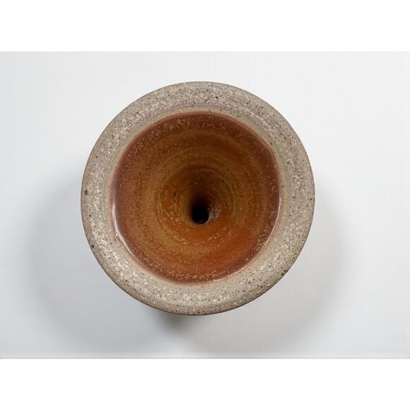 Brad Tucker Seagrove Pottery Drip Glaze Goblet-Chalice-Pedestal Cup-NC-Rustic - Picture 7 of 7